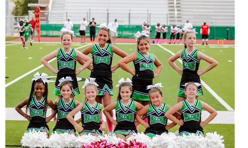 2021 5th Grade Falcon Cheerleaders